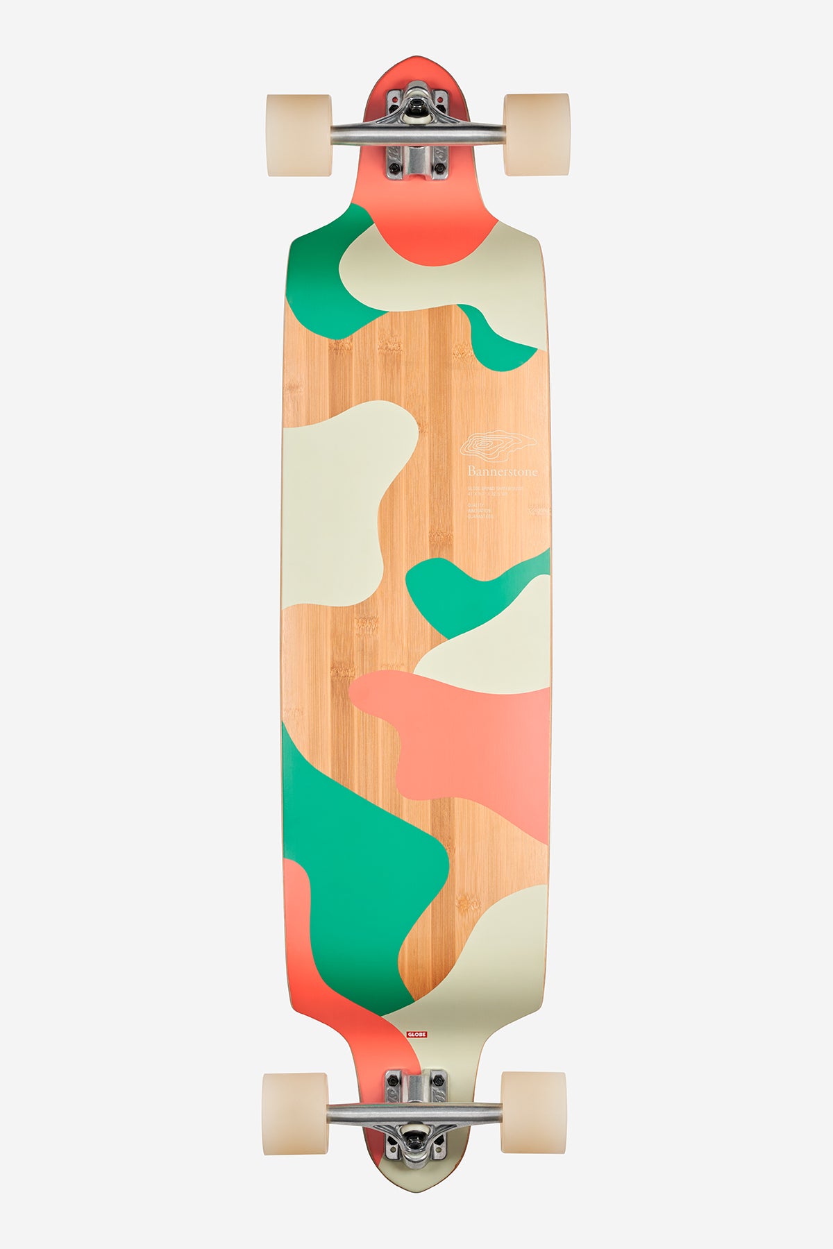 bottom graphic of Bannerstone 41" Longboard - Bamboo/Taiga