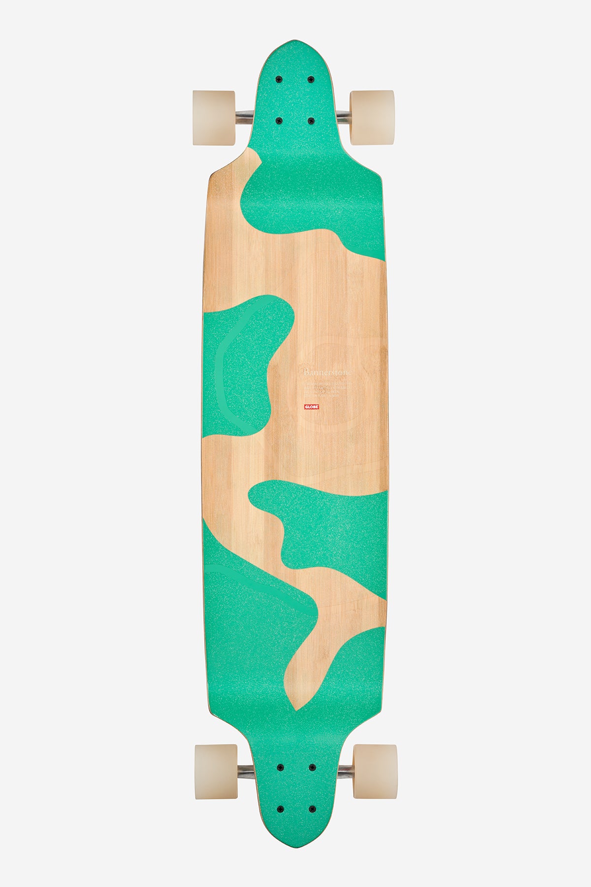 aerial view of Bannerstone 41" Longboard - Bamboo/Taiga