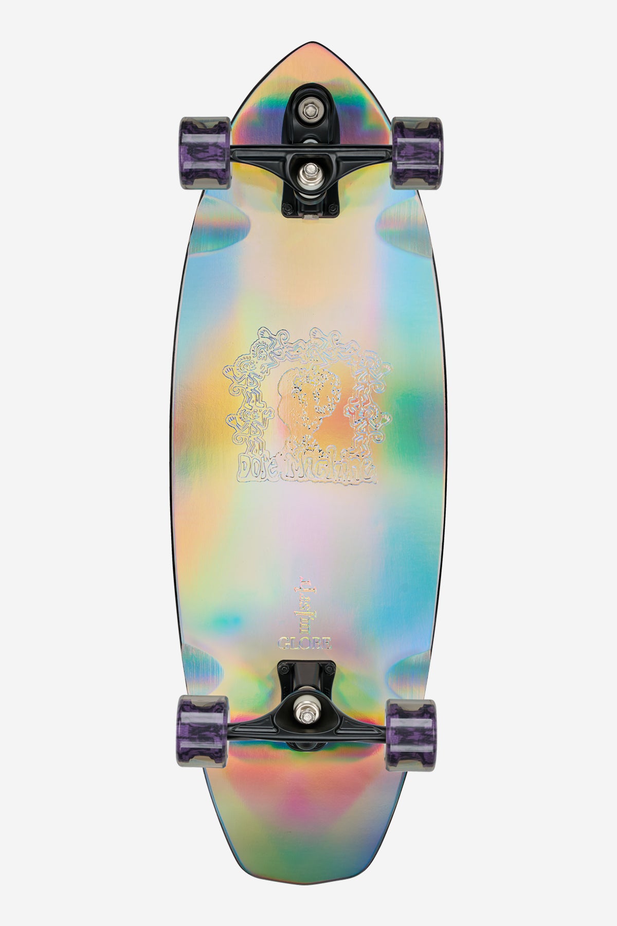 bottom graphic of Dope Machine 32" Surf Skate - Misfit/Rain Oil