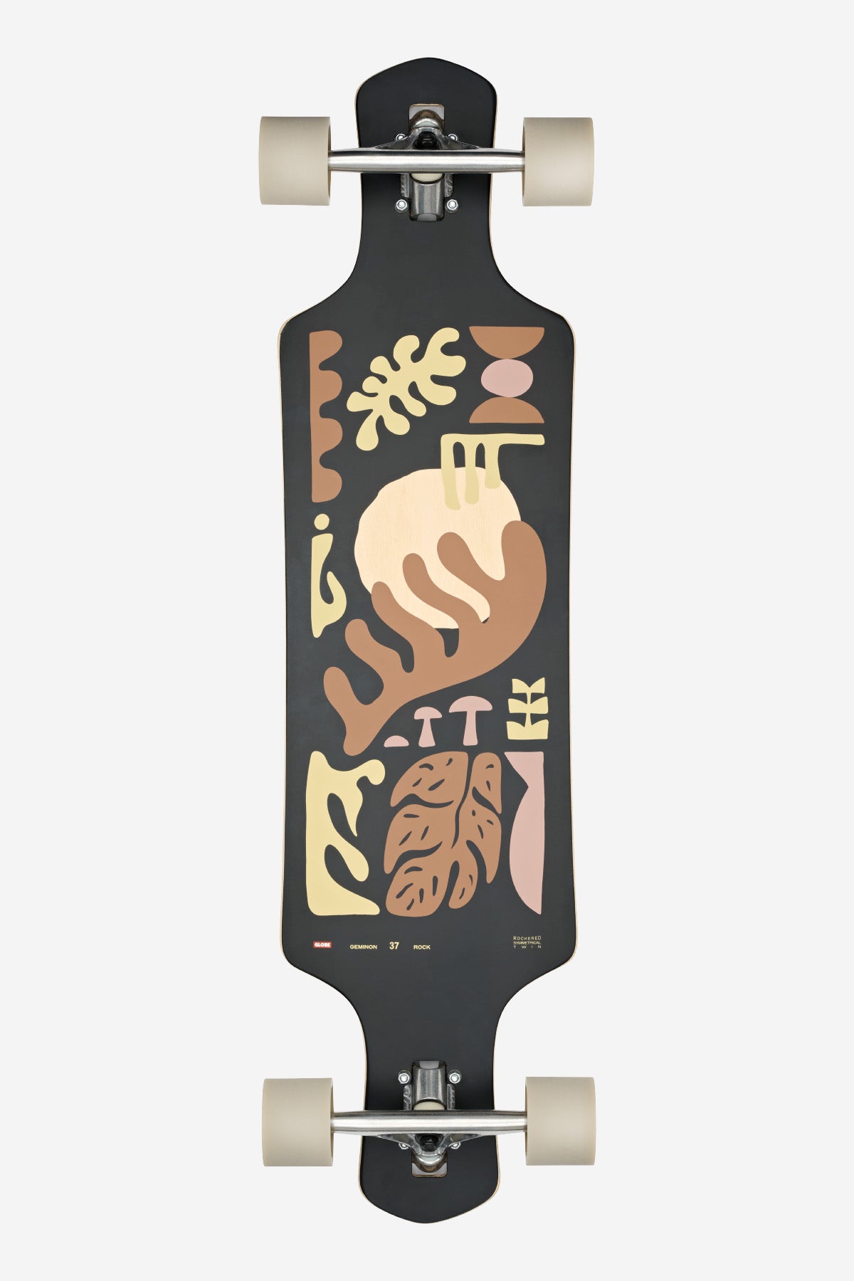 Graphic view of the Geminon 37.5" Longboard Arid.