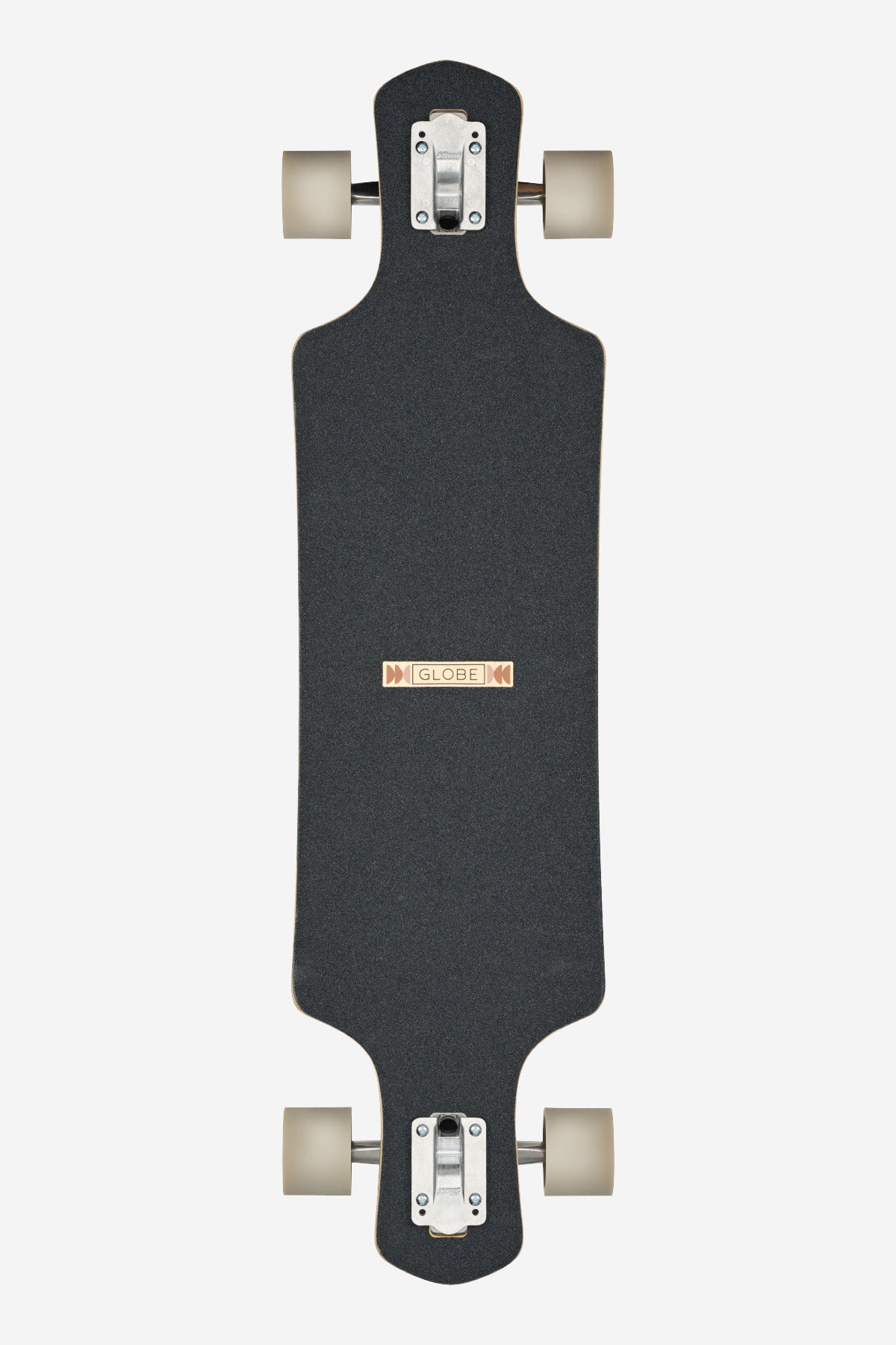 Grip tape view of the Geminon 37.5" Longboard Arid.