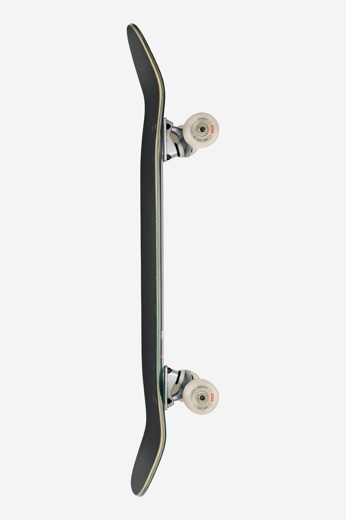 Side view of the Kerbo 32" Cruiser Black Maple/Emerald Green.