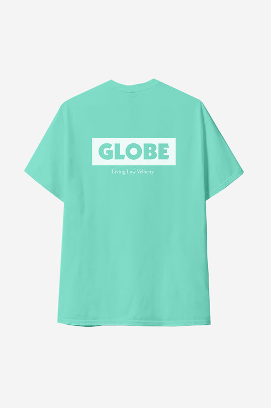 Back view of the Living Low Velocity Tee - Mint.