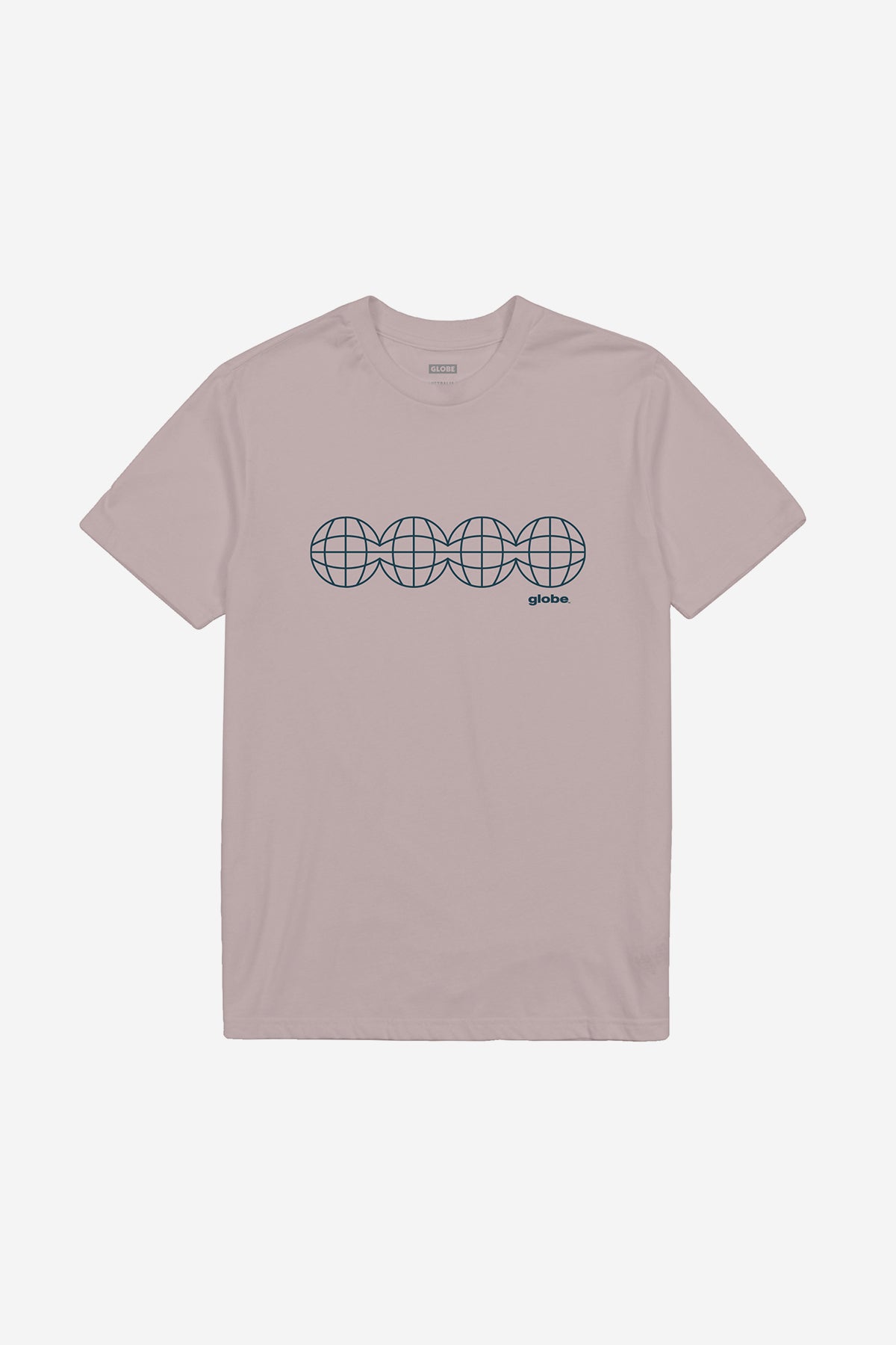 Front view of the Origin Tee DUSTY MAUVE.