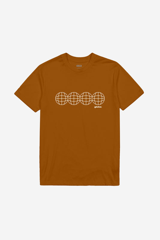 Front view of the Origin Tee Pumpkin.