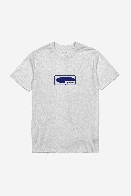 Front view of the G Icon Tee - Grey Marle.