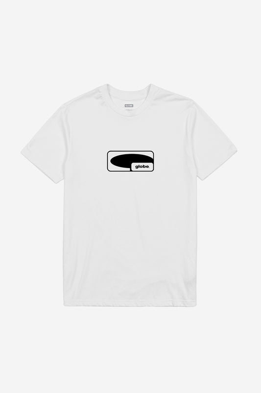Front view of the G Icon Tee - White.