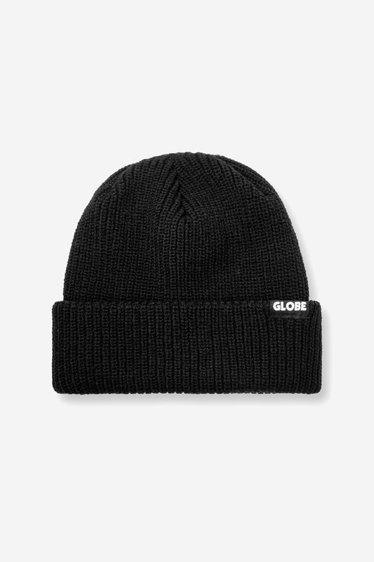 Front view of the Origin Beanie Black.
