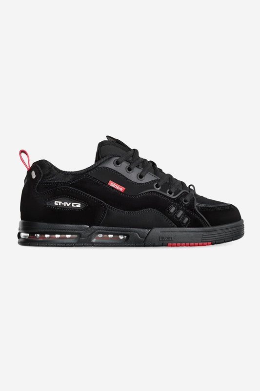 Profile view of the CT-4 Black Suede.