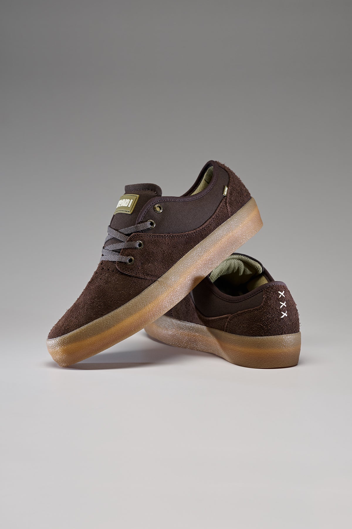 Studio image of the Mahalo - Dark Brown/Crepe.