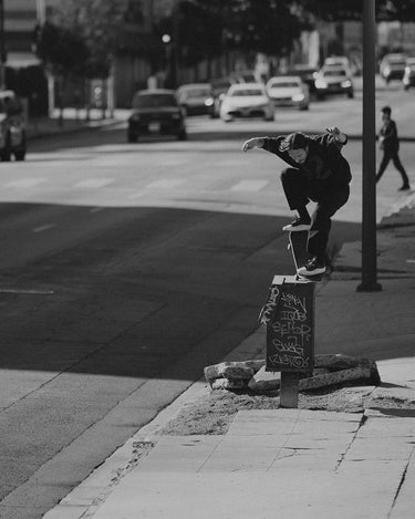 Action shot of Austyn Gillette.