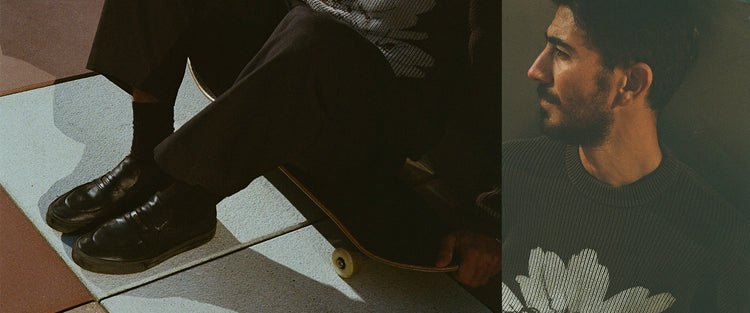 Lifestyle shot of the Liaizon Black/Maalouf.