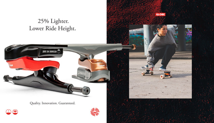 Truck detailing of the Surf Skate models