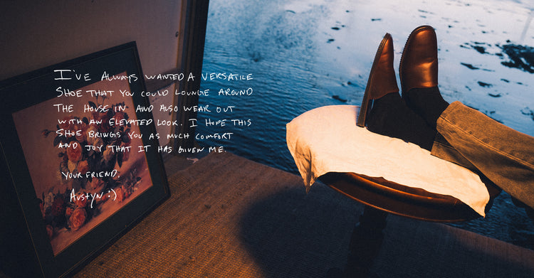 Austyn's message about the Mule - Gillette Oxblood/Gillette.