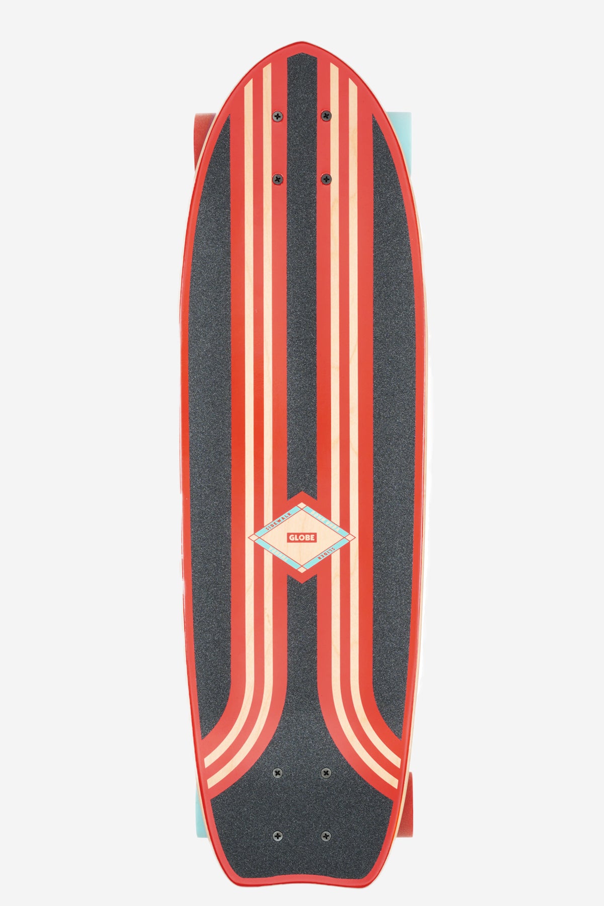aerial view of Sidewalk Slider 28" Cruiser Red/Spider