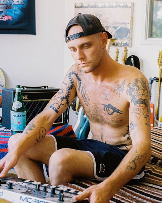 Lifestyle shot of team rider