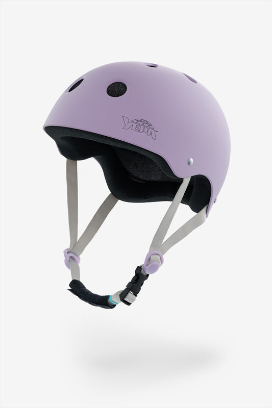 Front angled image of the YEPA T-Shell Helmet Matte Dusty Purple.