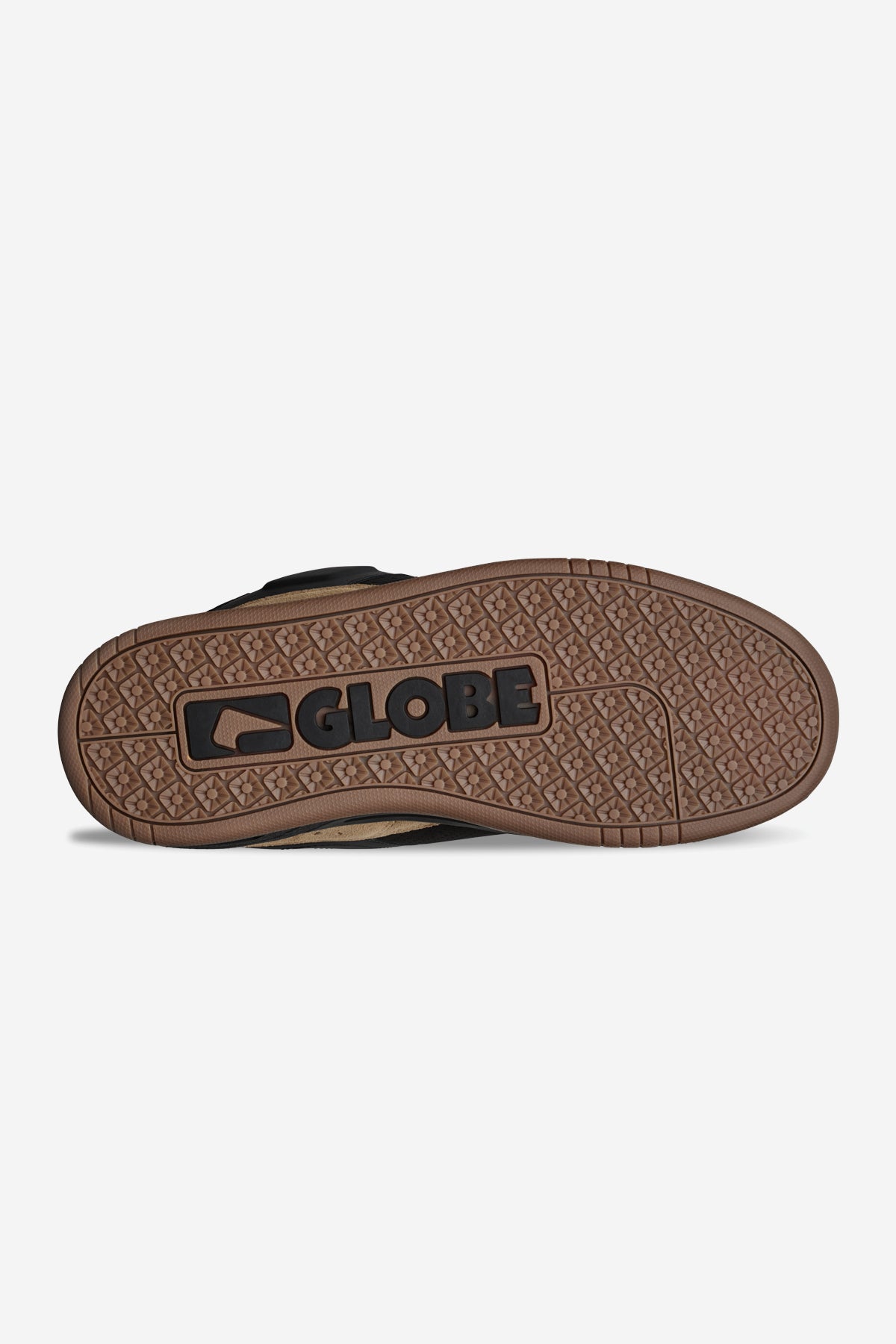 Sole view of the Fusion Black/Dune.