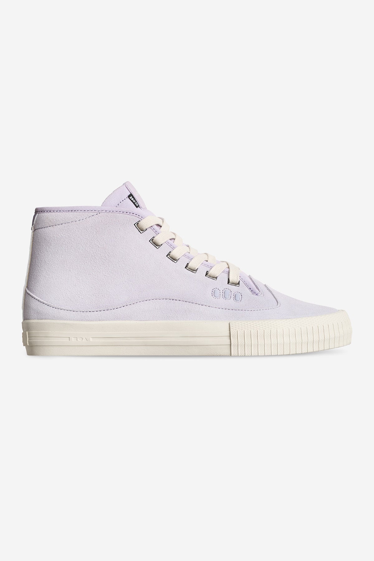 Profile view of the Gillette Mid Lilac.