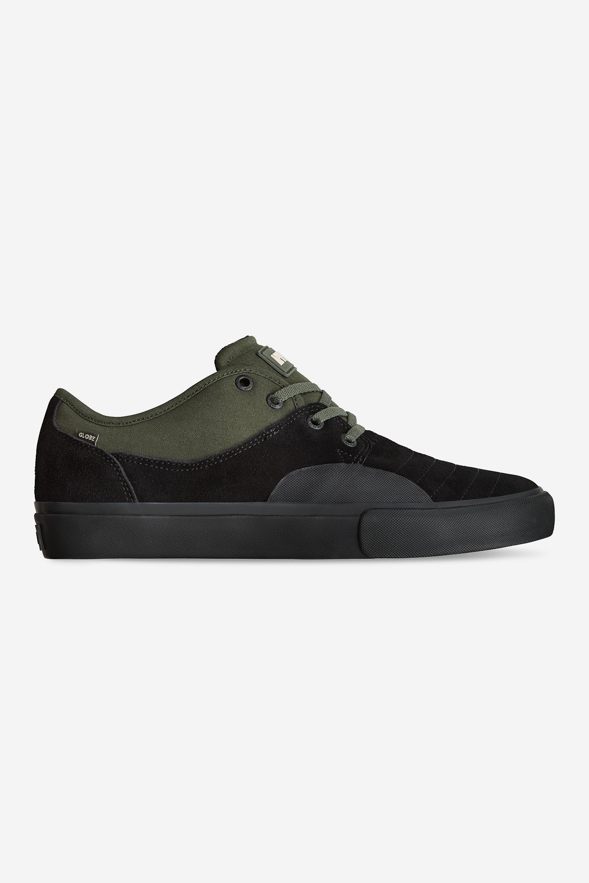 Profile view of the Mahalo Plus Black/Pine.