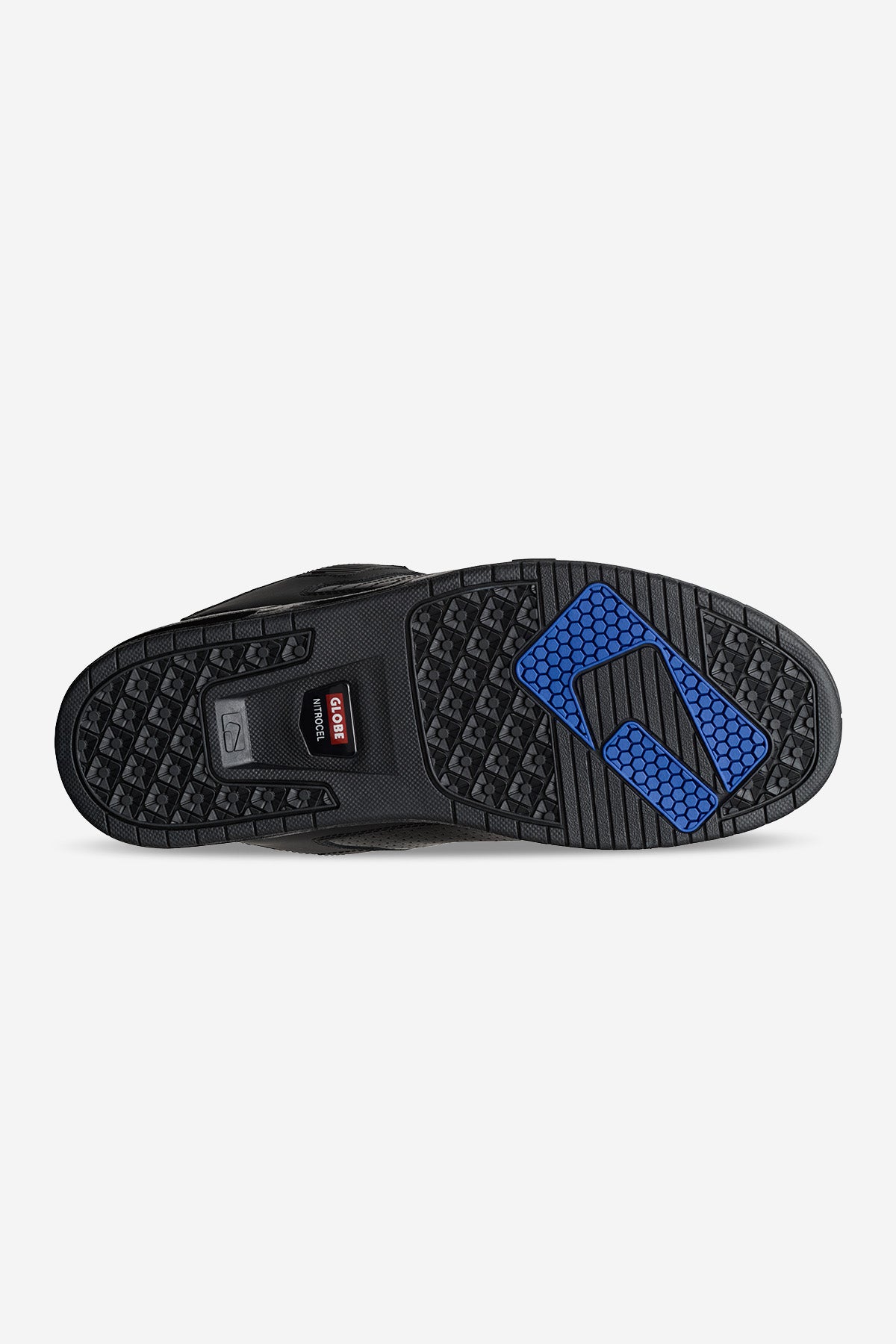 Sole view of the Sabre Onyx/Blue.