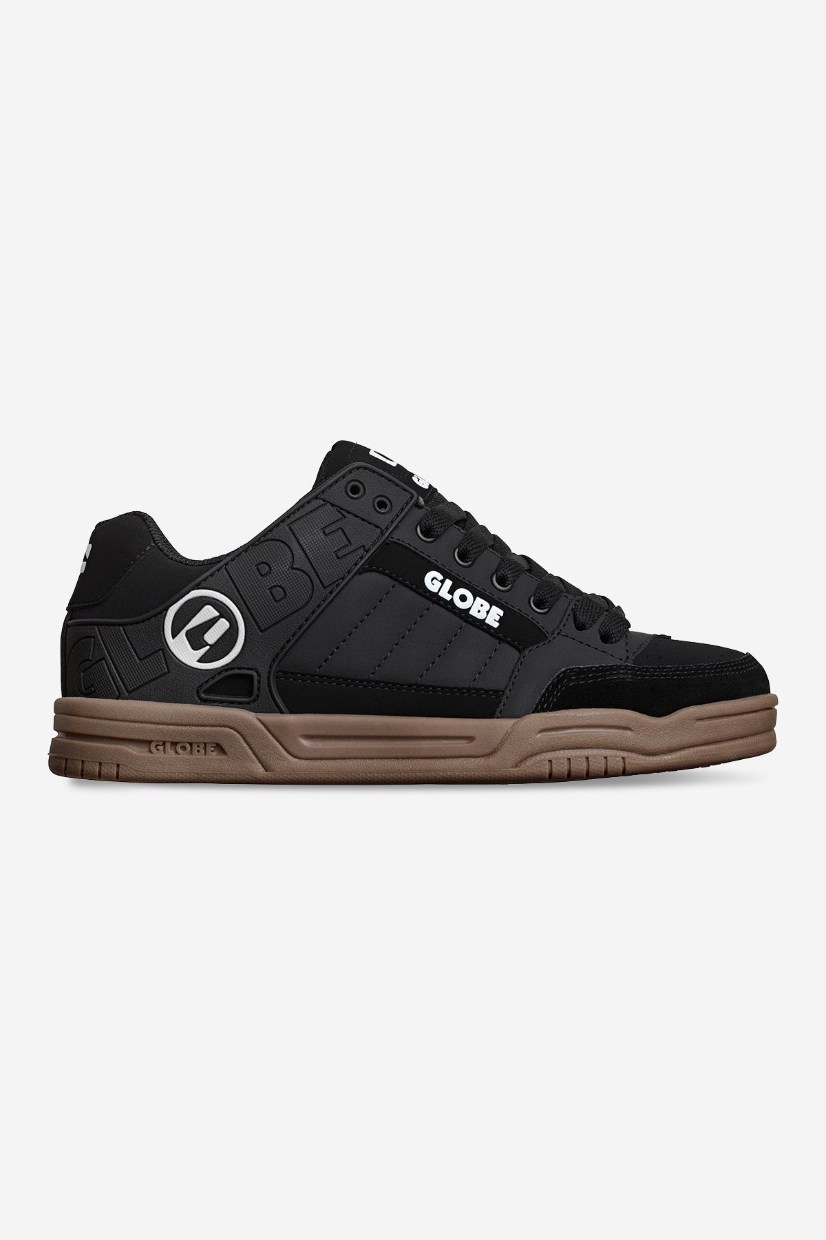 Profile view of the Tilt Onyx/Gum.