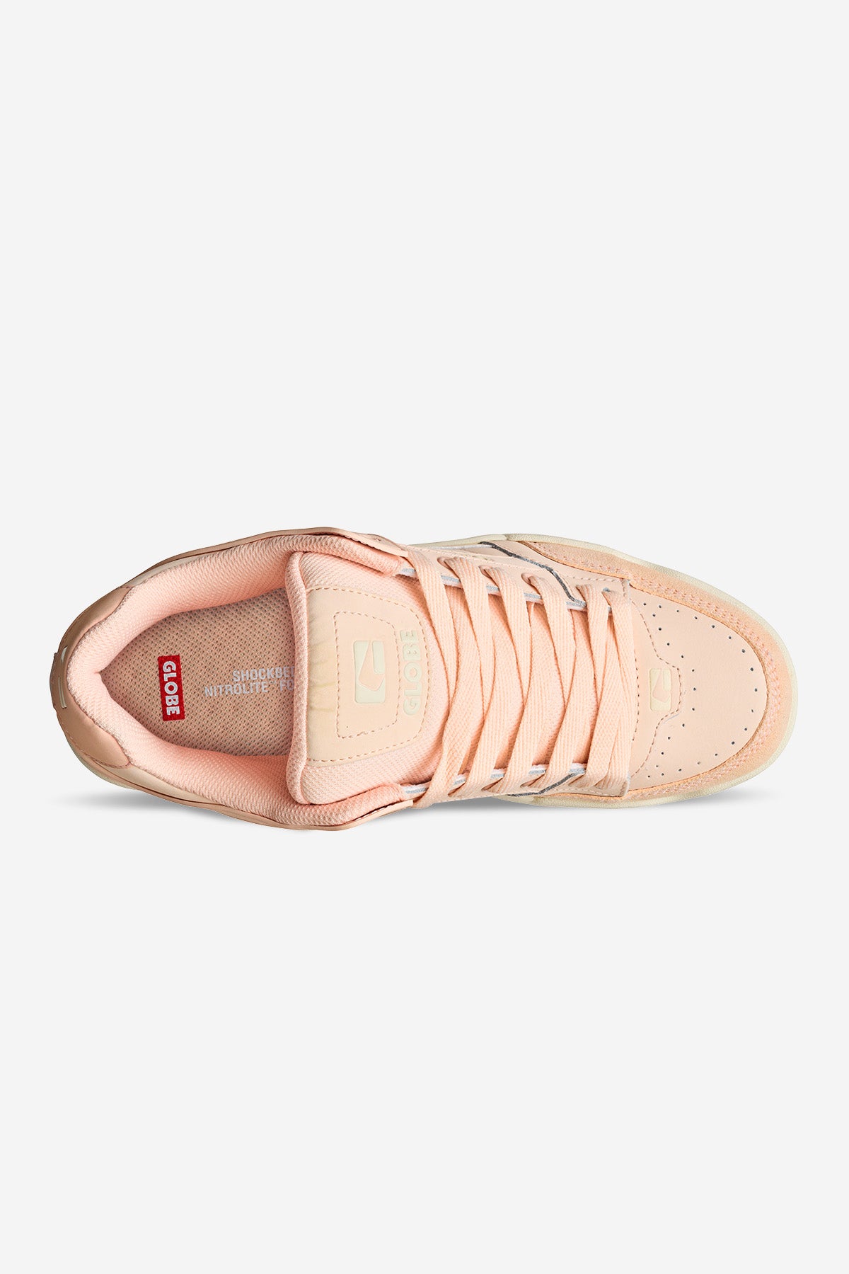 Aerial view of the Tilt Peach/Cream.