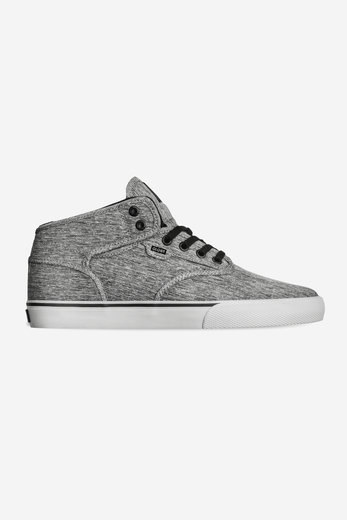 profile of Motley Mid in Grey Chambray