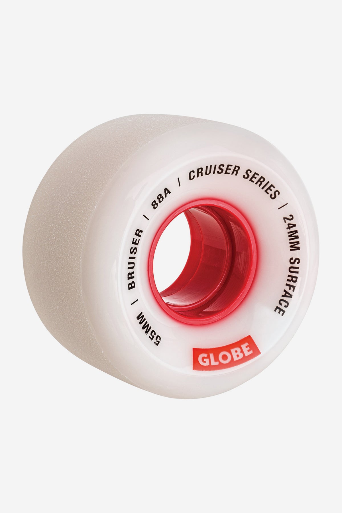 detail of Bruiser Cruiser Wheel 55mm - white/red