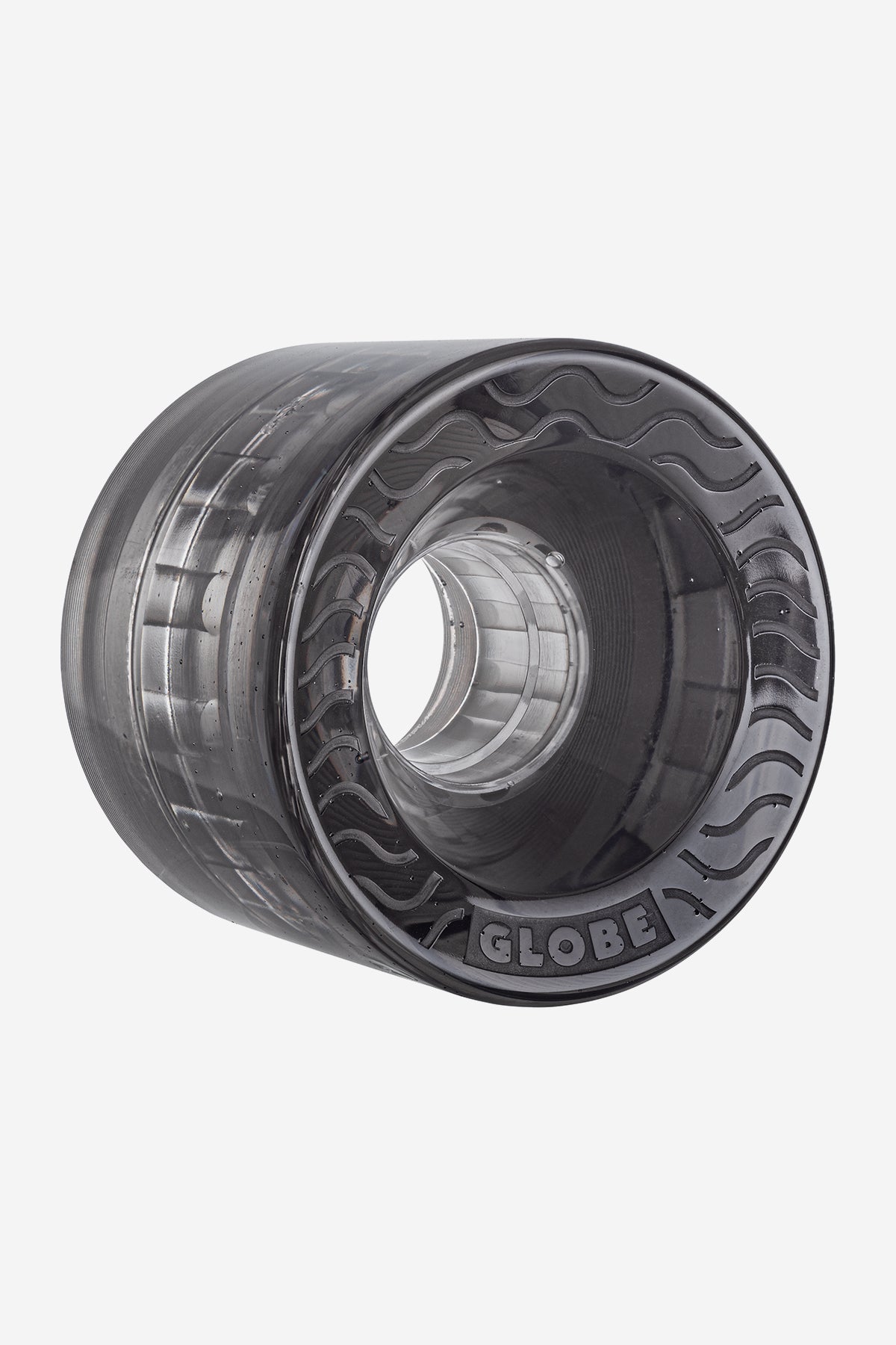 detail of Retro Flex Cruiser Wheel 58mm - clear black