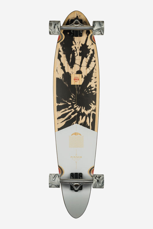 Bottom of Pinner 40" Classic Longboard Bamboo/Black Dye