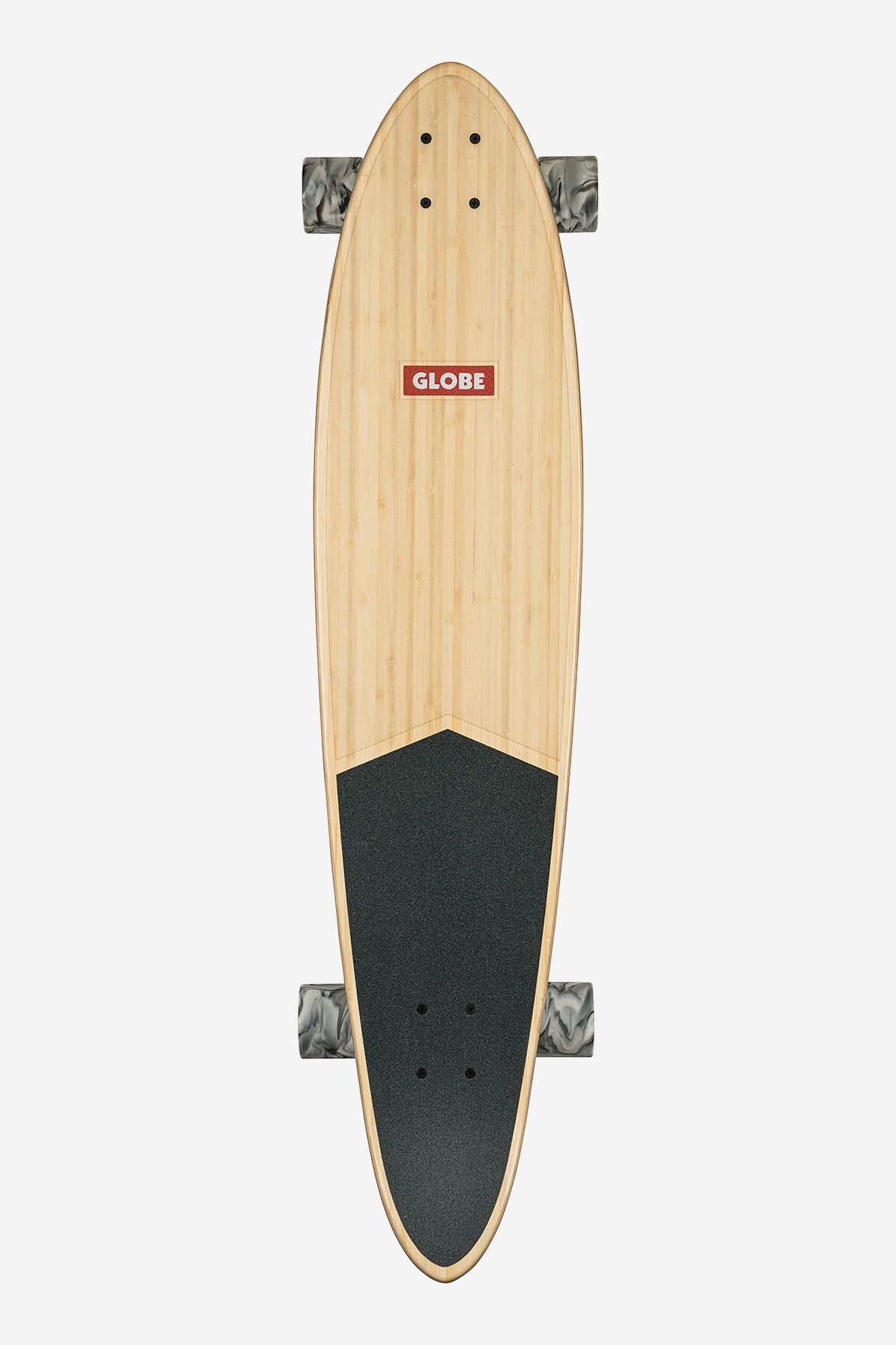 top of Pinner 40" Classic Longboard Bamboo/Black Dye