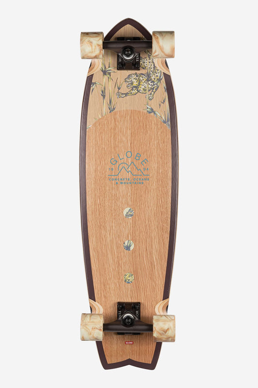 Bottom graphic of Chromantic 33" Cruiser - White Oak/Jaguar