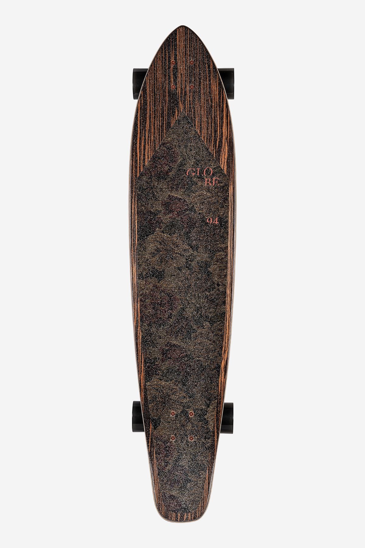 top grip tape of Byron Bay 43" Longboard - Ebony/Nightshade