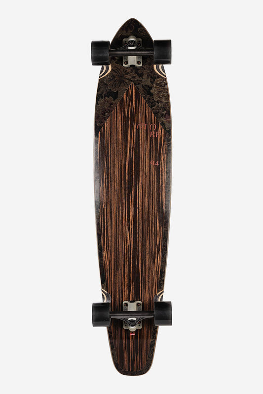 bottom graphic of Byron Bay 43" Longboard - Ebony/Nightshade