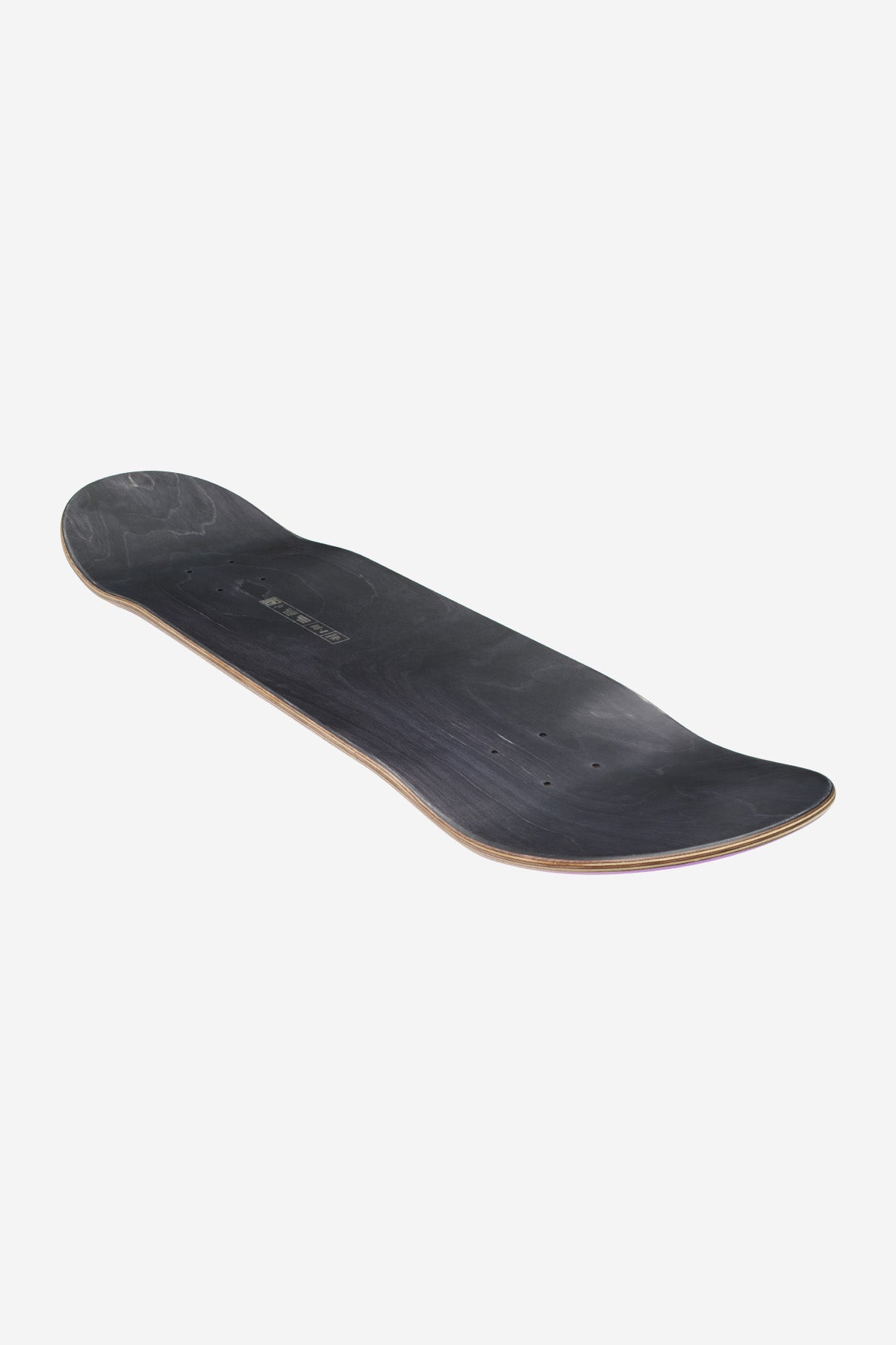 Evergreen Goodstock 8.25 skateboard deck in waterfall finish with natural wood edge and matte surface.