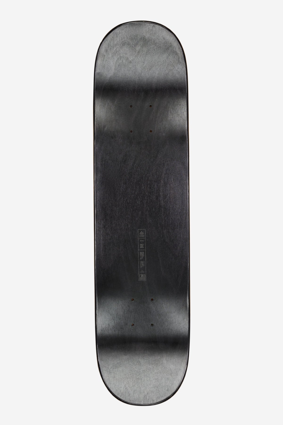 Master of Chaos Black Cat skateboard deck with dark gradient finish and subtle branding