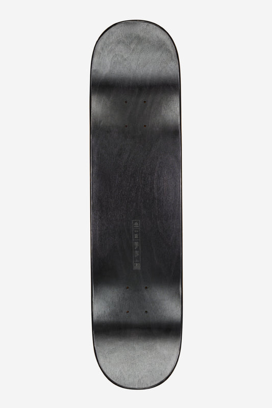Master of Chaos Black Cat skateboard deck with dark gradient finish and subtle branding