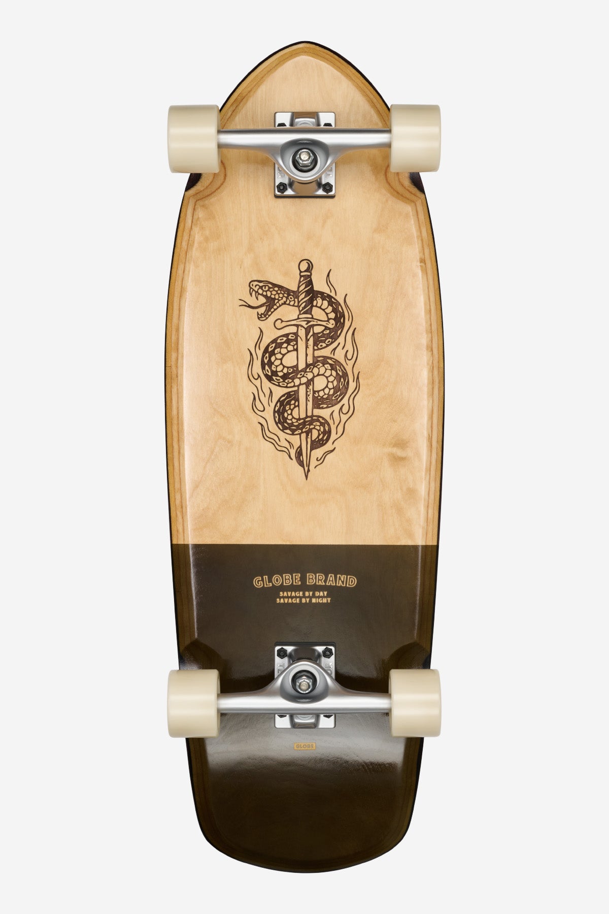 Graphic view of the Stubby Cruiserboard 30" - Inner Savage. 