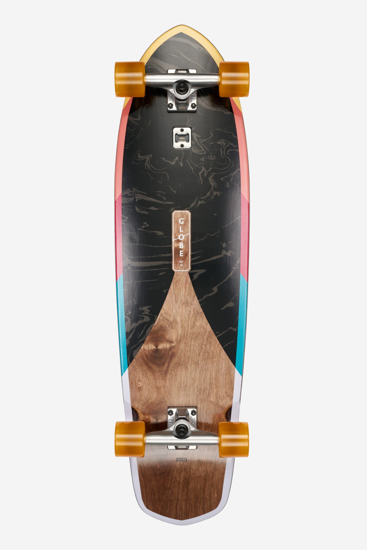 Graphic view of the Blazer XL Longboard 36" - Dig It. 