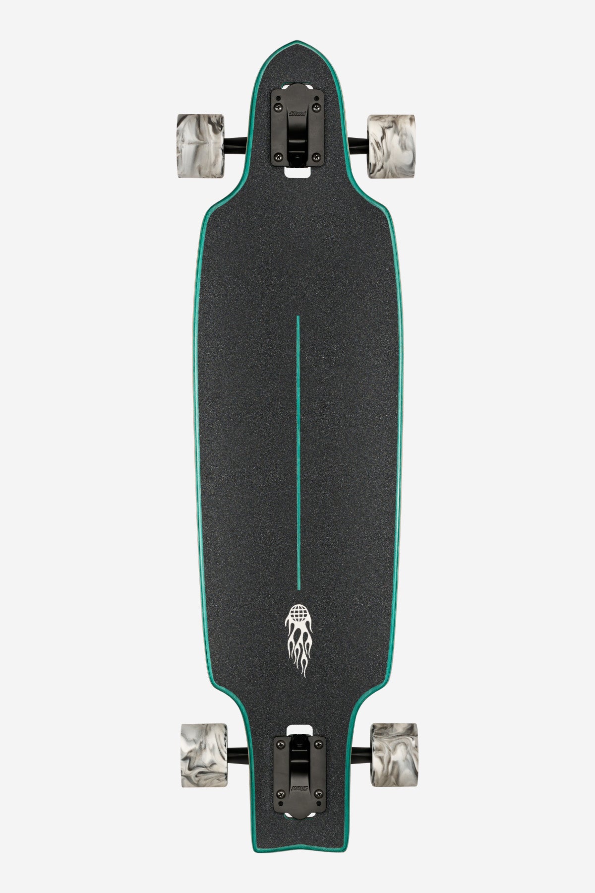 aerial view of Prowler Mid 34" Longboard