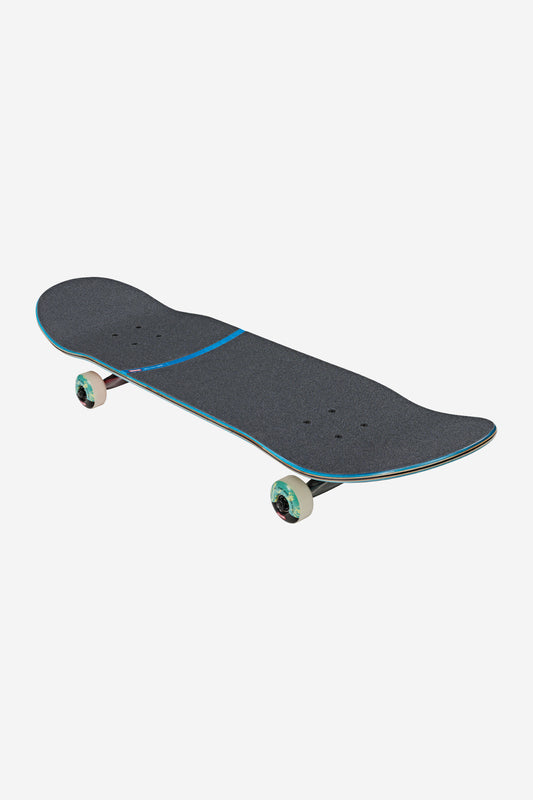 The G1 Mind Expansion Complete 8.25" in Black/Green features a textured grip tape, green trim, and white wheels, displayed at an angle on a plain white background.