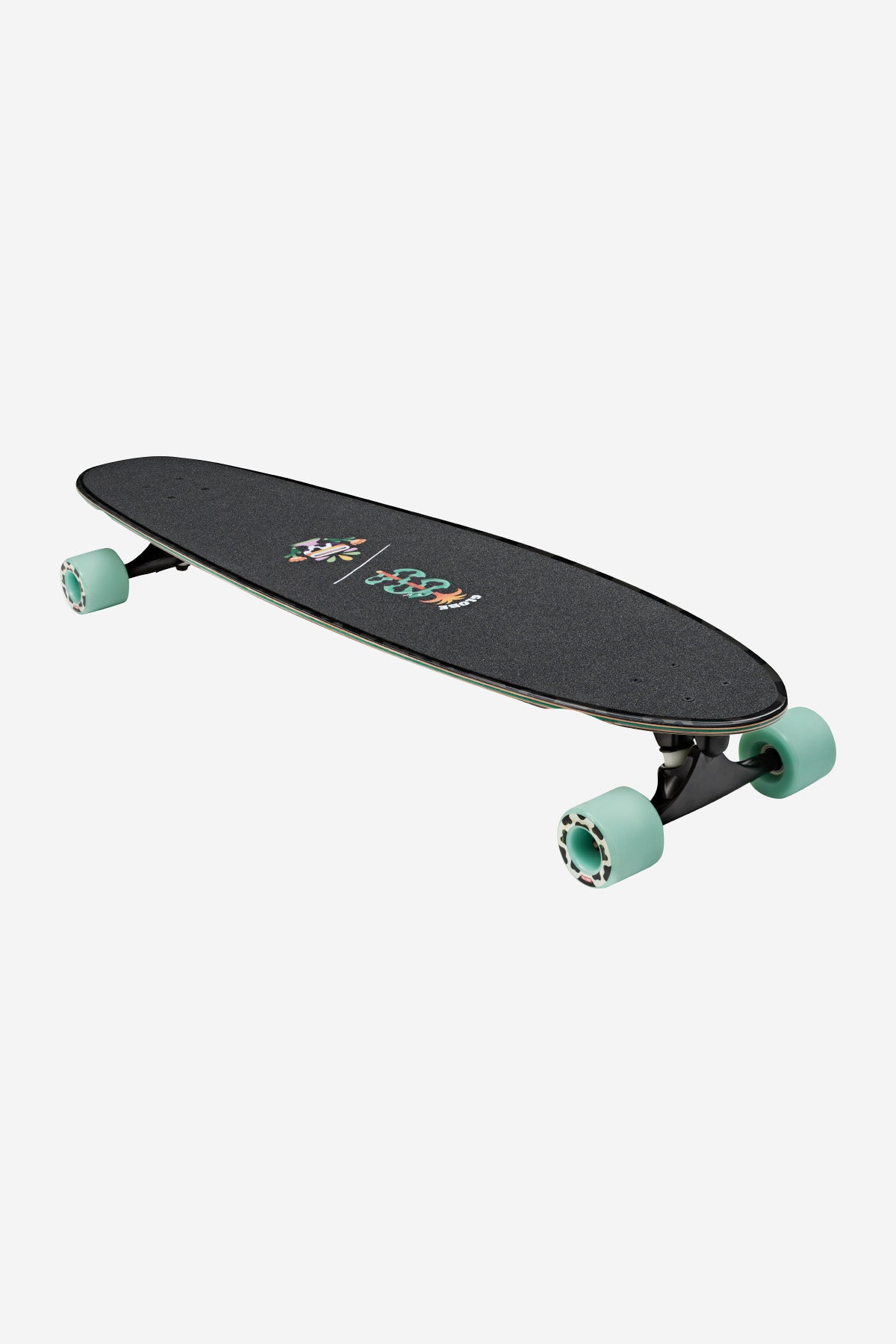 front angled view of Archer 39" Longboard