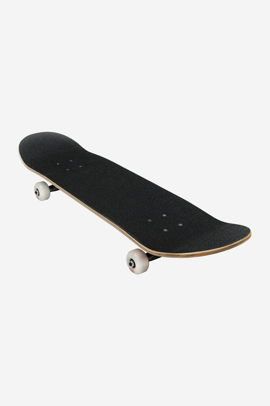 The G0 Hive Complete 8.25" - Blur skateboard features a wordmark logo, white wheels, silver Slant trucks, and a wooden edge, displayed on a plain white background.