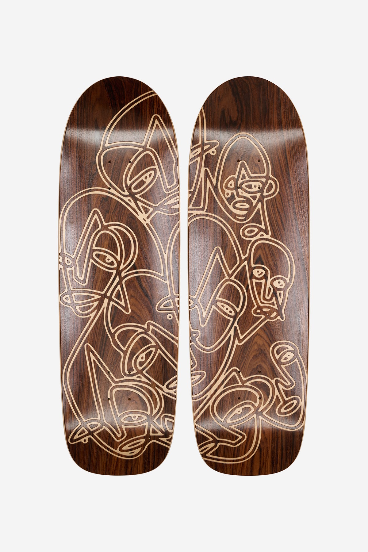 Bottom view of the Sonny Mountain - '1 Liner' Two-Deck Set.