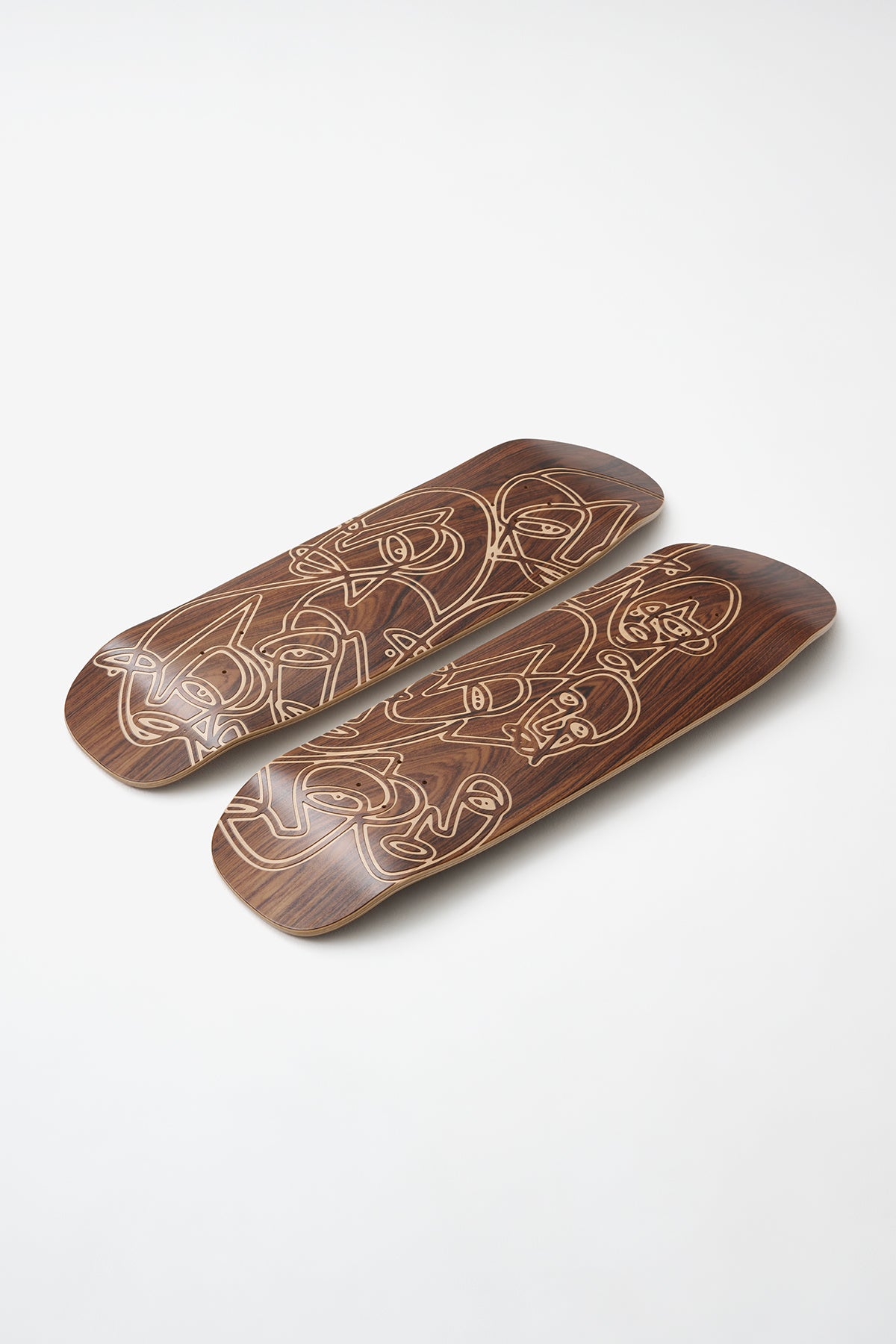 Alternate bottom view of the Sonny Mountain - '1 Liner' Two-Deck Set.