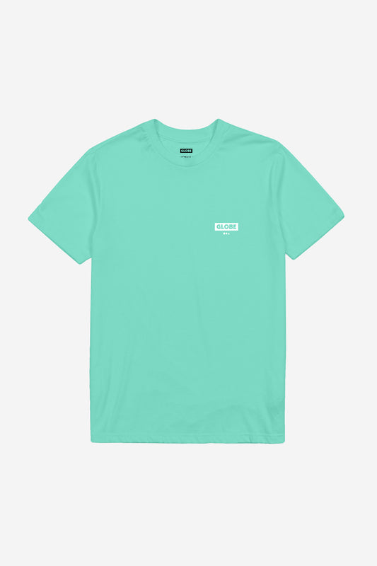 Front view of the Living Low Velocity Tee - Mint. 
