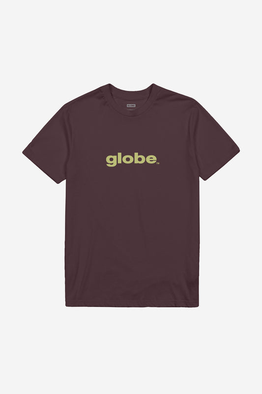 Front view of the O.G Tee - Prune. 