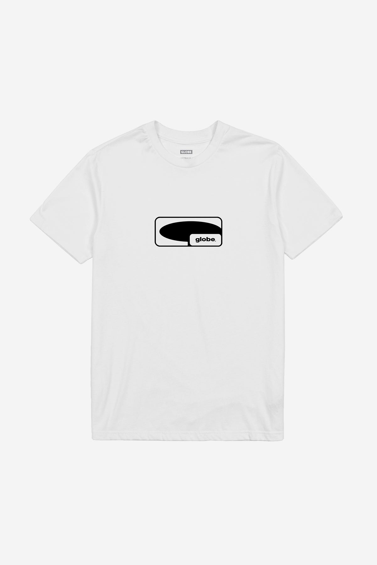 Front view of the G Icon Tee - White. 