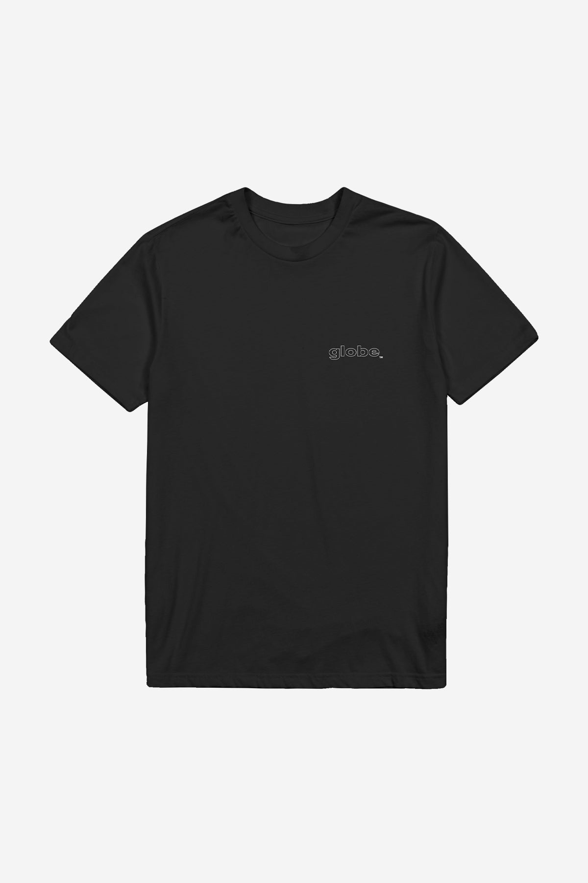 Front view of the Block Tee - Black. 